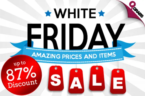From QR10 Join in the Celebrations & Save More with Our First White Friday SALE! (Up to QR299 Value)
